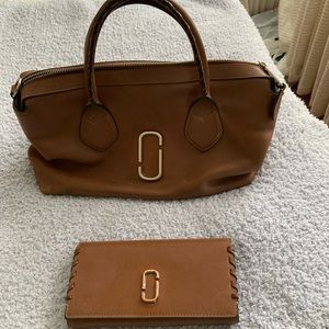 Marc Jacob’s satchel purse and matching wallet